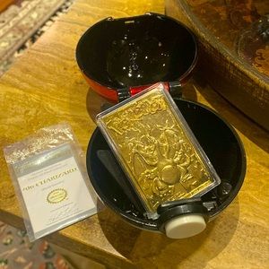 23 karat Gold Plated Pokémon Special Edition #06 Charizard card